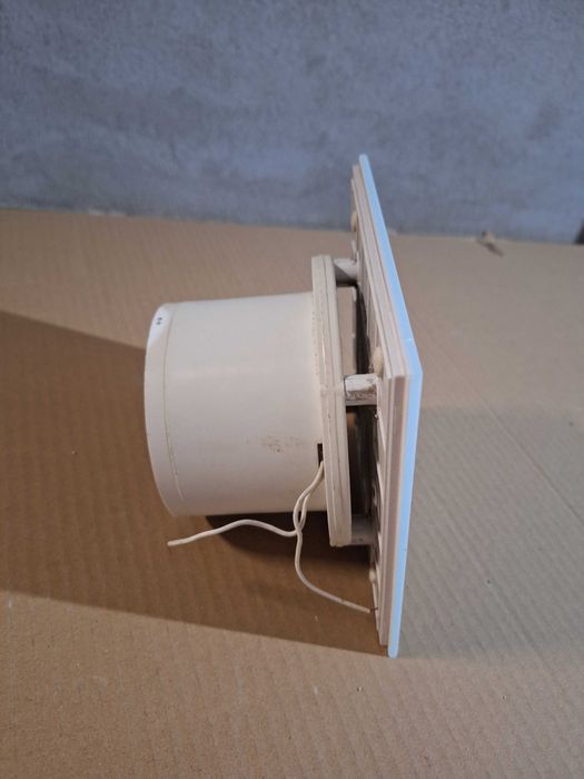 Вентилатор за баня MM-P UE 06 - стъкло, бял мат