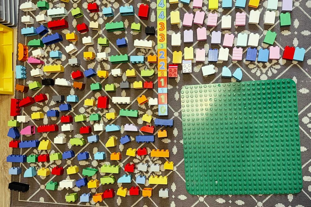 Mega lot LEGO DUPLO original – 8.2 kg, 500-550 piese, stare excelentă