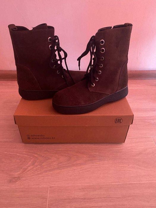 Продам замш/нубук женскую зимнюю обувь