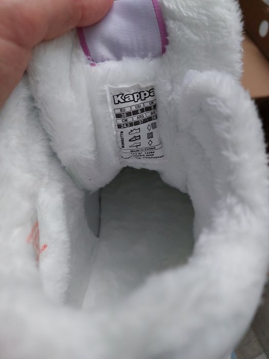 Утеплённые кроссовки kappa 38р