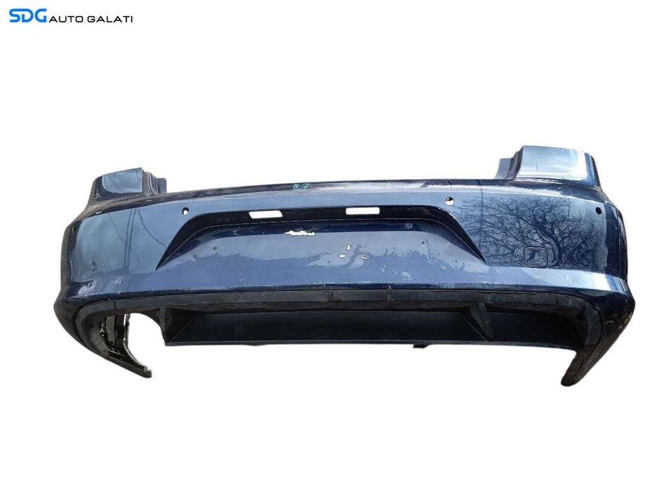 Bara Spoiler Spate cu Locas Pentru Senzori Parcare Volkswagen Passat B7 Berlina Sedan 2010 - 2015 [LC2860]