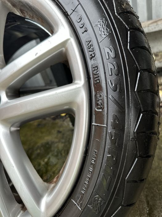 Jante VW 17” + anvelope vară 225/45 R17 Presto