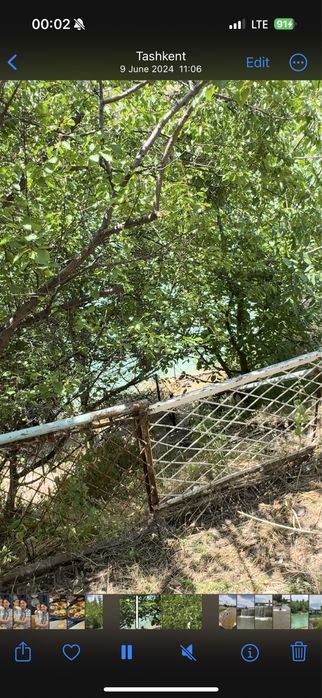 Azadbosh 6 sotix suvni bo’yida, dacha qilishga zo’r  Azadbash