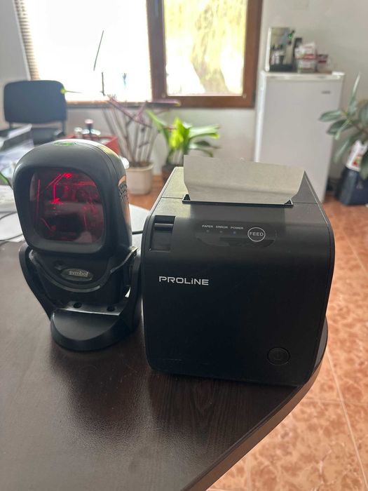 POS комплект – баркод четец Symbol + термален принтер Proline RP328, работещи