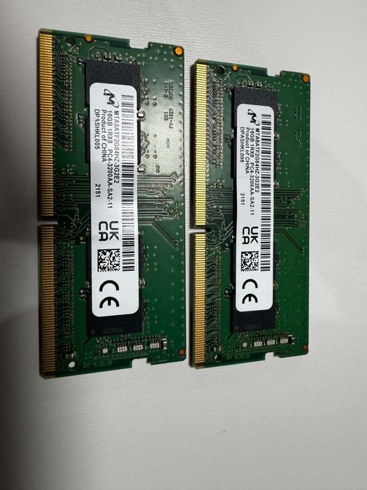 RAM 2x16GB ddr4 90€