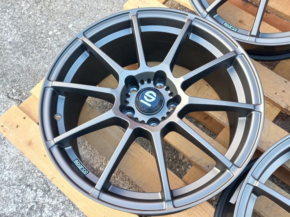 18.5x100 Sparco Gara  Matt Bronz 8j et35 57.1 ц.о Golf Polo A3 S3 Seat Skoda Чисто Нови..