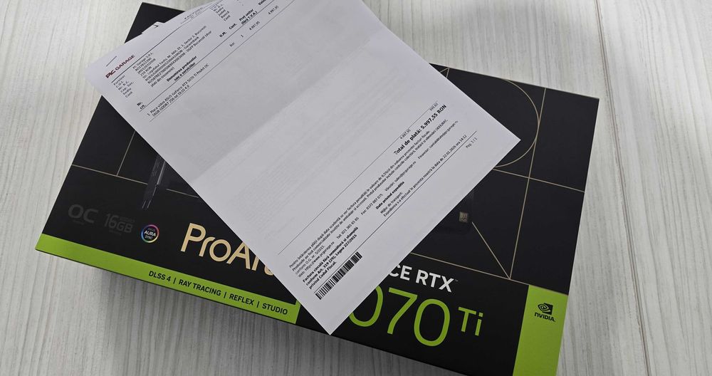 Placa video Asus ProArt RTX 5070Ti OC - 16GB