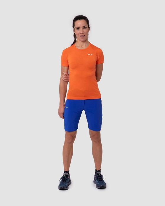 Дамска Мерино тениска Salewa Pedroc Merino  – Orangе,  Размер 38M, цена 44 €
