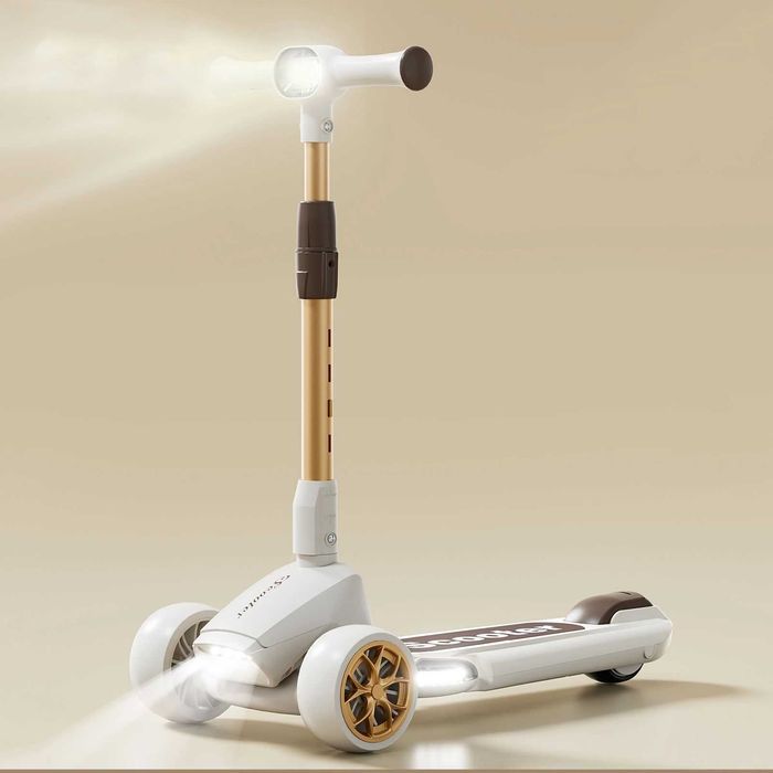 Детский светодиодный самокат SCOOTER.