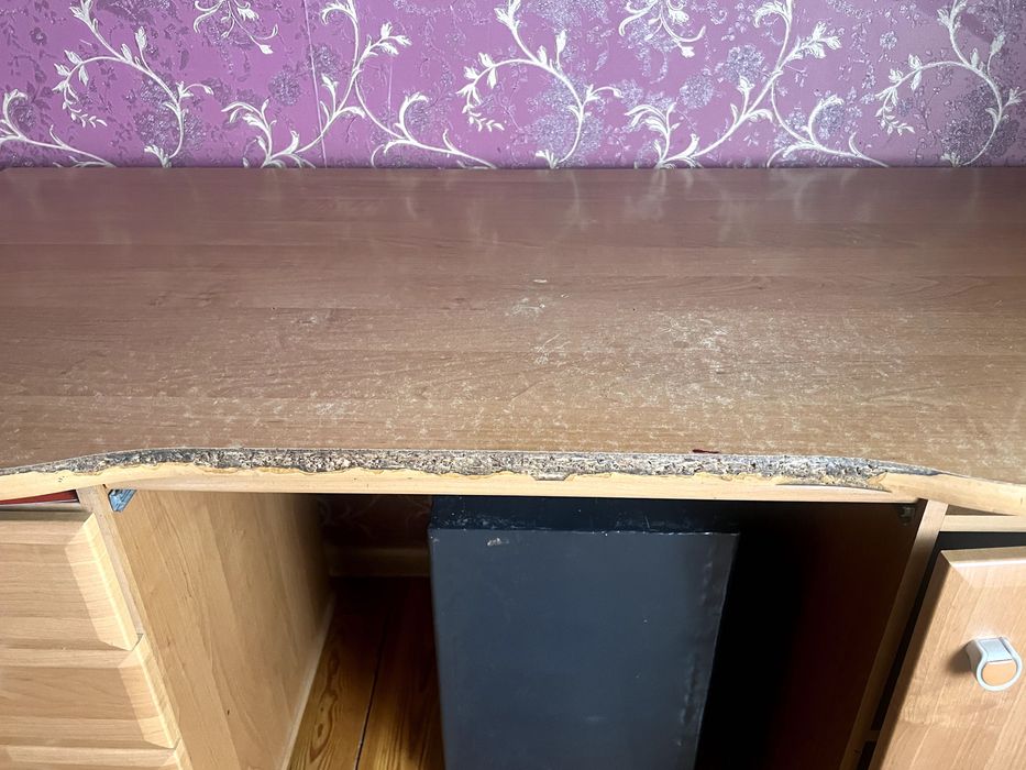 Старый рабочий стол и зеркало КОМПЛЕКТ ДЕШЕГО