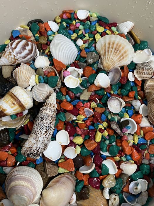 Корабль и камни для аквариума