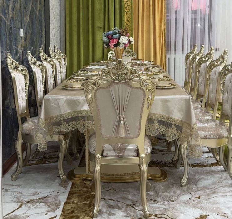 Стол стулья сатылады 12 адамдық