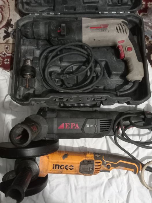 Болгарка 180 мм диаметром Болгарка 125 диаметром перфоратор crown