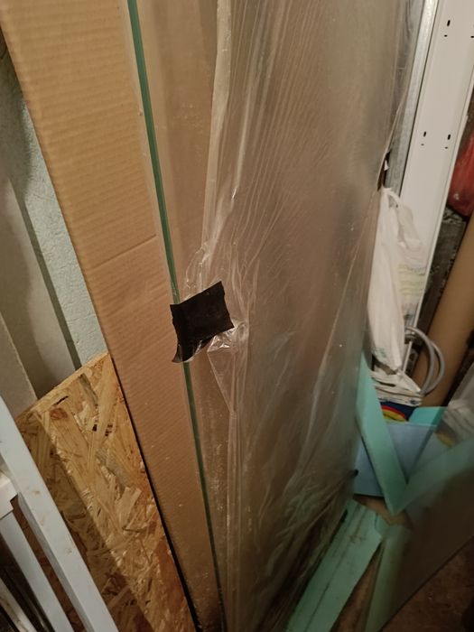 Врата Душ Кабина армирано стъкло х2