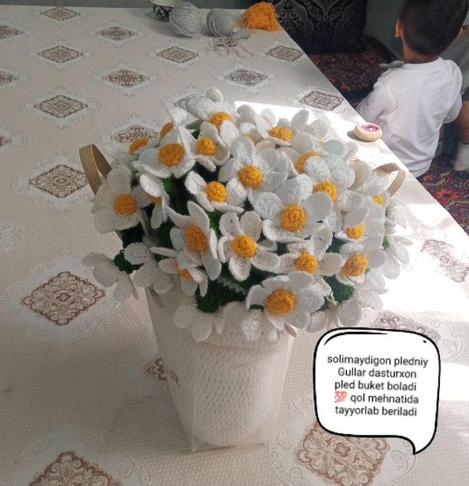 Qol mehnati sonmaydigon buketlar