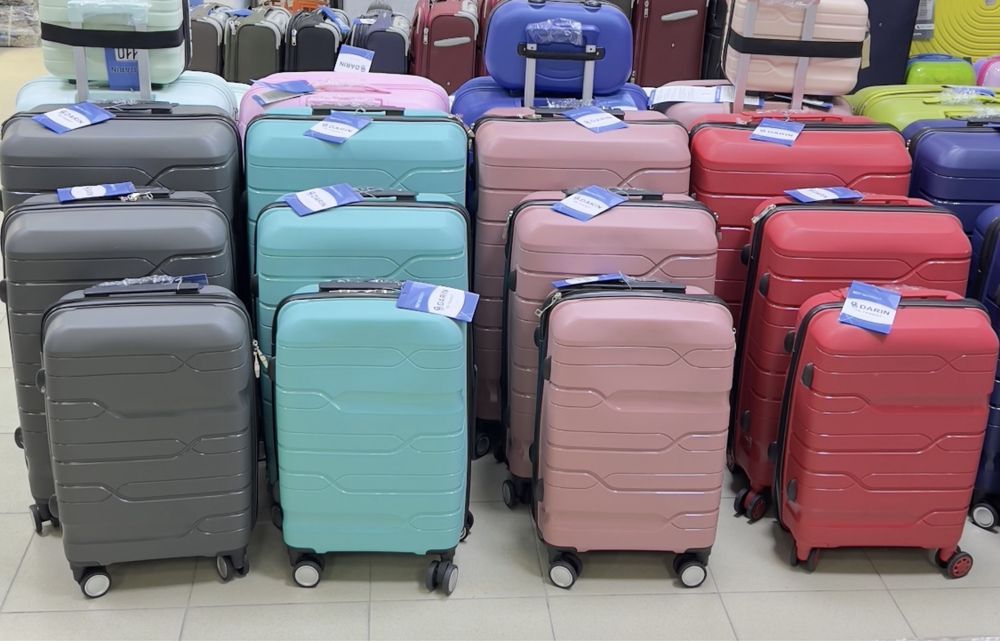 Пътнически куфар за ръчен багаж 55x40x20 см Лек полипропилен 4 колела