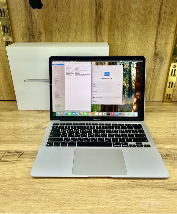 MacBook Air M1 (Silver) 8/256- Макбук - Ноутбук
