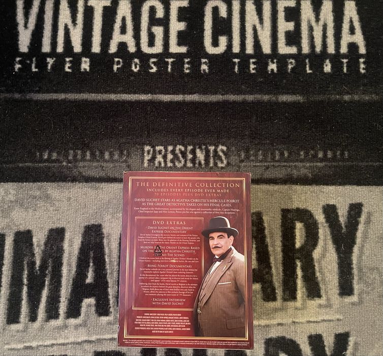 Film Serial Agatha Christies Hercule Poirot Sesoons 1-13 DVD BoxSet