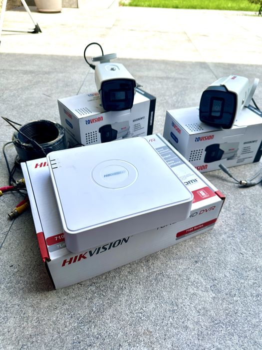 Camere de supraveghere-kit- Hikvision Turbo HD 2MP 1080P cu 2 camere