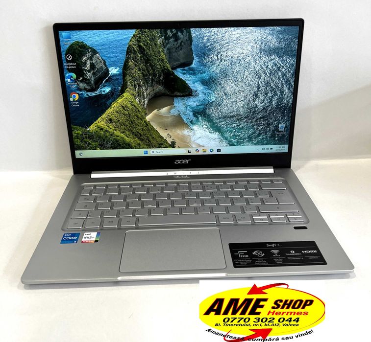 Acer Swift 3 SF314-59 Intel Core i5-1135G7 - SSD 512GB/8gb RAM-Ca NOU!