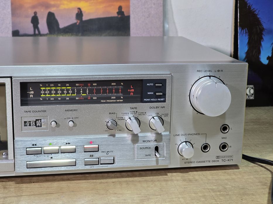 Deck SONY TC-k71, casetofon 3 head SF, bias, dual capstan hi-fi audio