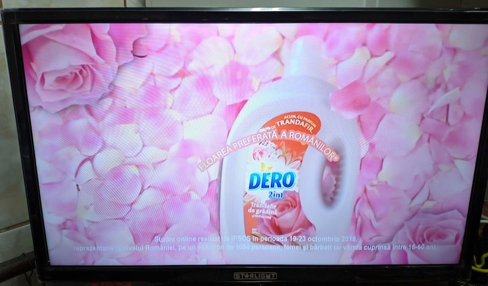 Tv starlight 55 cm cu suport tv perete mobil