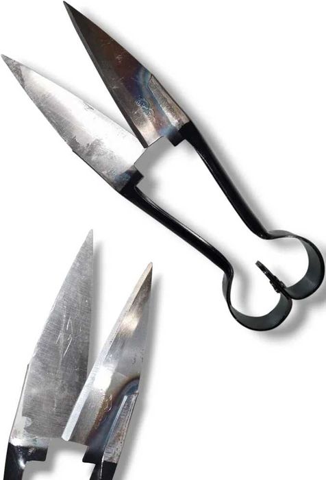 Foarfeca pentru tuns oi,capre,câini,etc,30 cm,lame înguste,rosie,noua