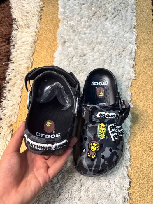 Crocs Bape black