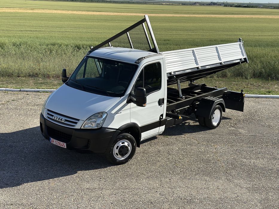 Iveco Daily Basculabil 35C15 - 3.0 - 180 cai, RAR Efectuat , bena basculabila 3 parti, bena noua , clima Contra-Arcuri