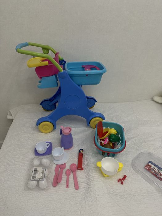 Корзина-коляска для девочек