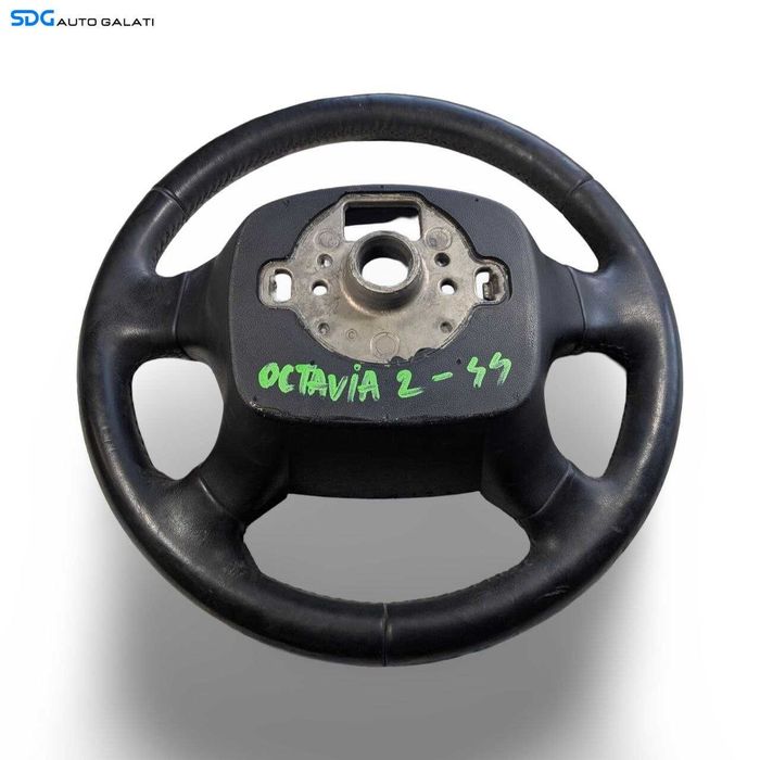 Volan Piele 4 Spite Skoda Octavia 2 2004 - 2013 [LR2574]