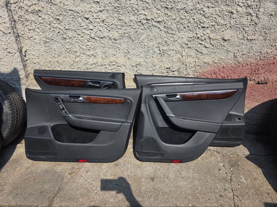 Interior piele passat b7 brec combi fete usi scaune banchete Consola centrala piele originala