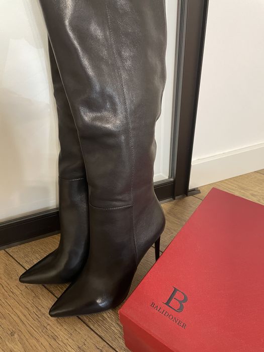 Кожанные сапоги