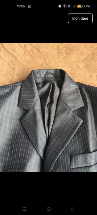 Sacou de costum barbati S