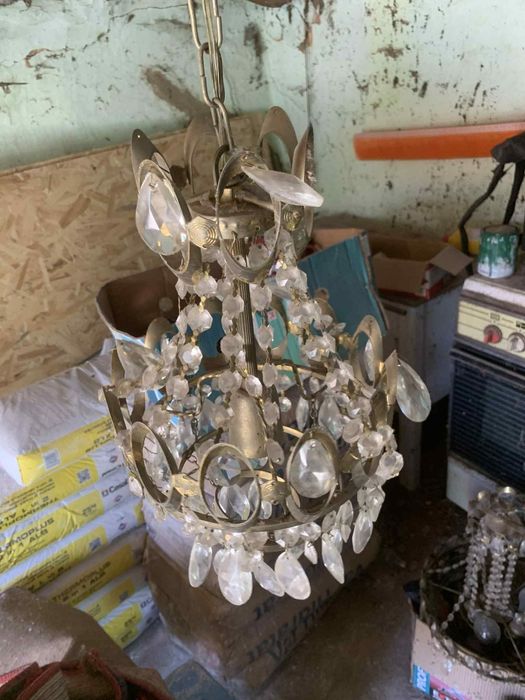 Lustra candelabru vintige