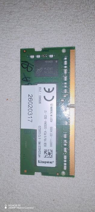 Ram DDR4 sodimm HP  Kingston 3200mhz 16 gb