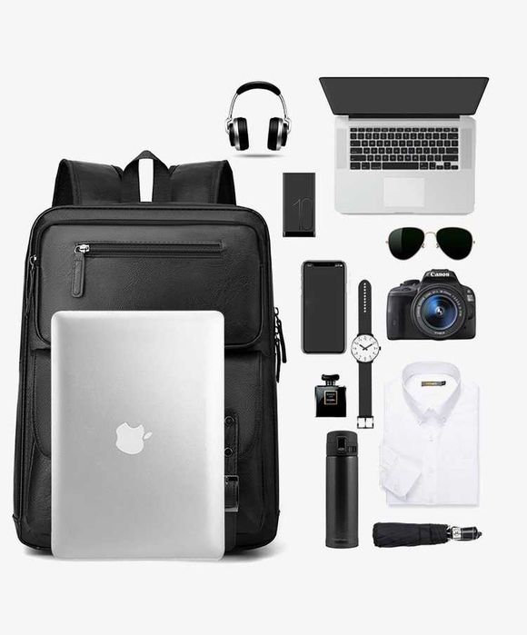Рюкзак TDGO Backpack экокожа черный