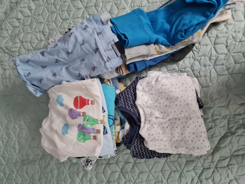 Бебешки дрешки Огромен лот 62-68 размер