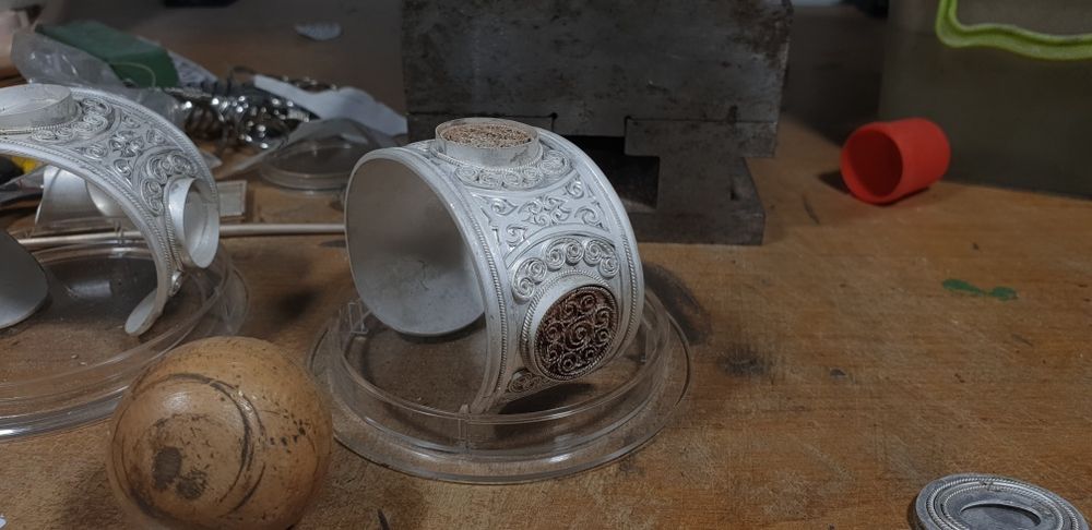 Білезік күміс, браслет серебро