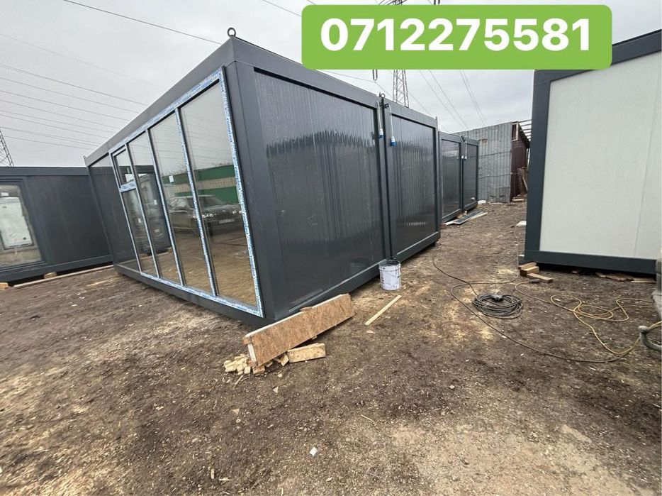 Container modular containere modulare cu vitrina de sticla montaj rapi