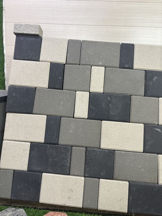 Брусчатка Кирпичик 6 см вибропресс