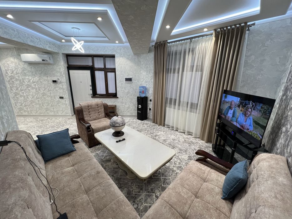 Ижарага 2 хонали, 1 чи каватда жойлашган квартира берилади.