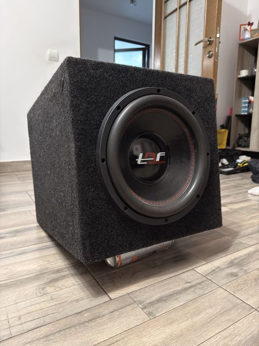 Subwoofer 12 inch 500W RMS + Amplificator Deaf Bounce AAP 2100.1D Atom Plus monobloc 2100w