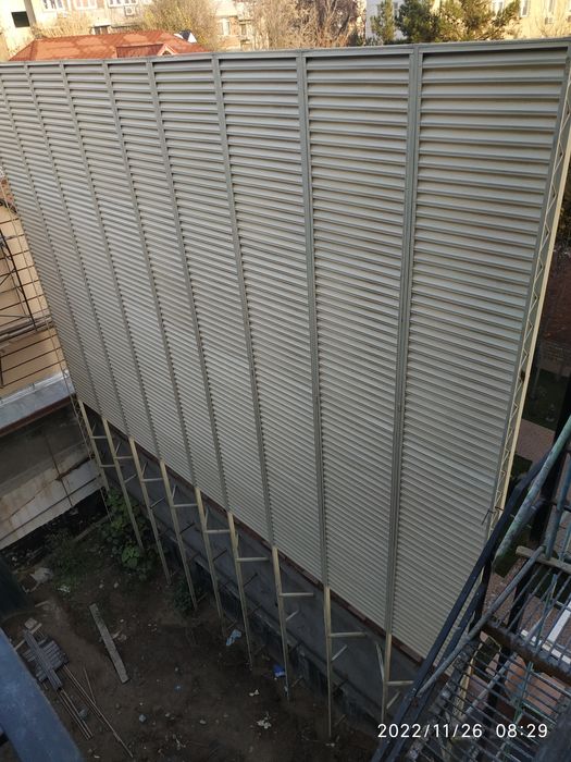 Жалюзи забор металлический каркас