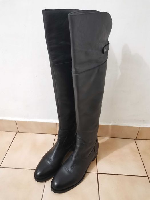 Дамски ботуши естествена кожа НОВИ