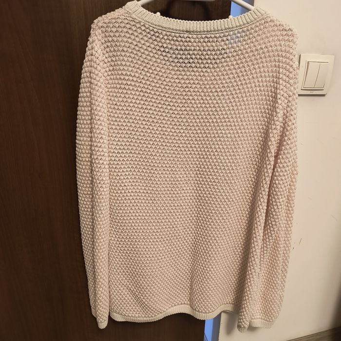 Pulover C&A roz pudrat model bob de orez, L, nepurtat