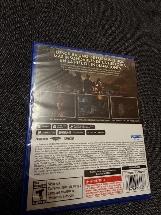 Indiana jones sony playstation 5