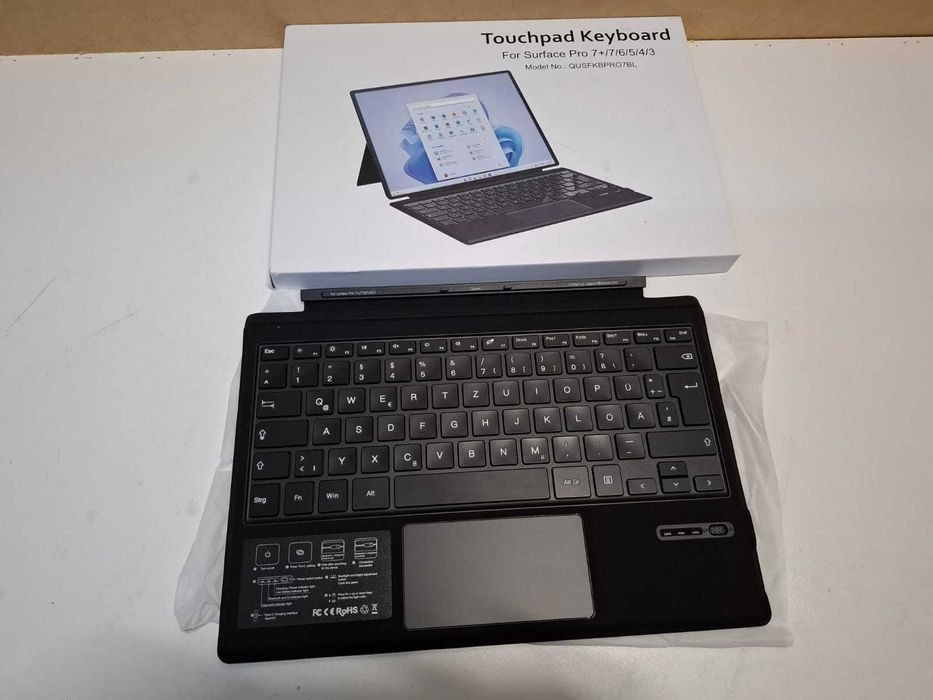 Tastatură wireless Qulose Surface Pro pt Surface Pro 7 Plus/Pro 7/Pro