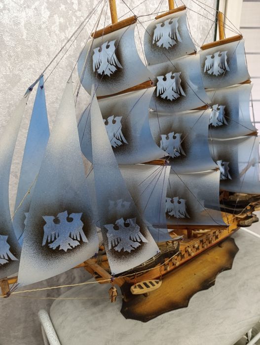 Корабль дерево ручная работа -14000