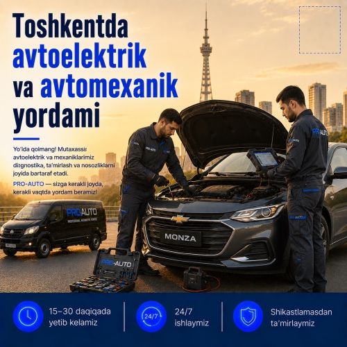 Avtoelektrik chaqirish Toshkent 24/7
